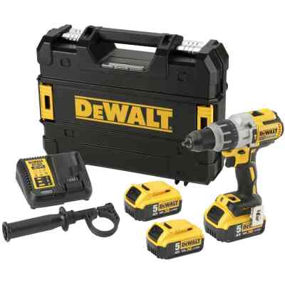 Шуруповерт DeWALT 18 В XR Li-lon, 95 Нм, 3x5Ah, кейс TSTAK (DCD996P3) Винница