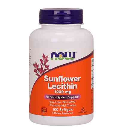 Соняшниковий лецитин (Sunflower Lecithin) 1200 мг 100 капсул Київ