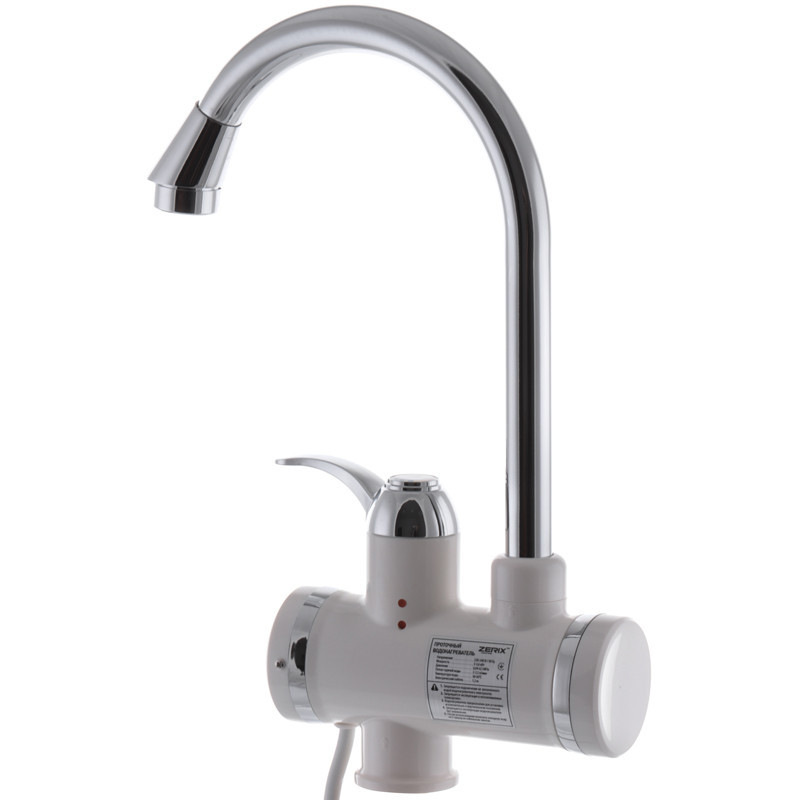 Проточний водонагрівач Zerix ELW02-E з індикатором температури ZX0448 Харків - фото 3
