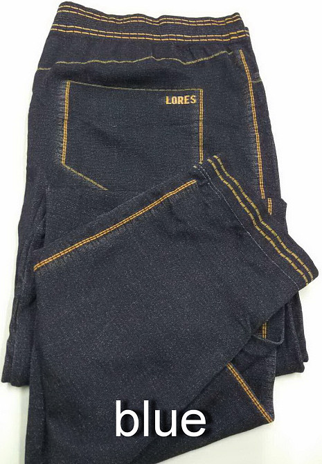 Женские лосины Lores Panta Jeans 90 den 1/2 синий Киев - изображение 2