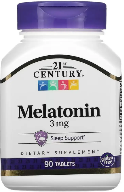 Мелатонин 21st Century Melatonin 3 mg 90 таб Киев - изображение 1