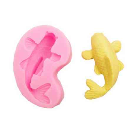 Молд силіконовий риба 70 на 45 мм рожевий Київ