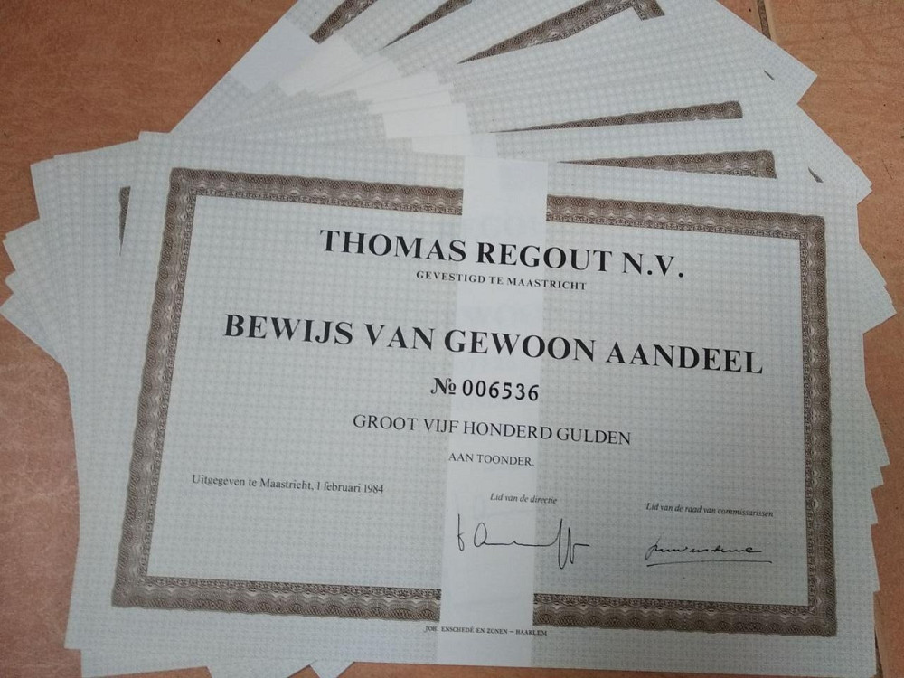 Акция. Нидерланды. 1984 год Thomas Regout N.V/ (5 - 46) Полтава - изображение 1