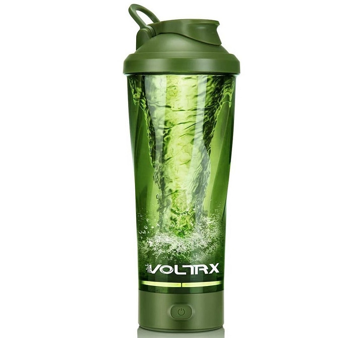 Шейкер спортивний VOLTRX VortexBoost 600 мл. Tritan Green Кам'янське - фото 1