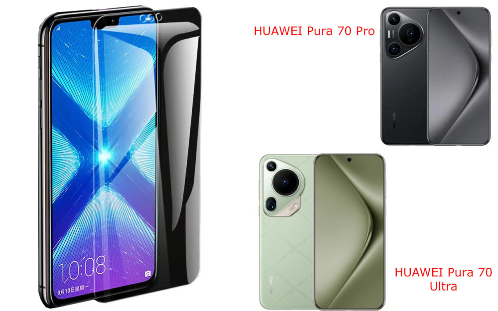 Защитное стекло NeoGlass для HUAWEI Pura 70 Pro, Pura 70 Ultra – ультрапрозрачное и устойчивое Киев - изображение 2