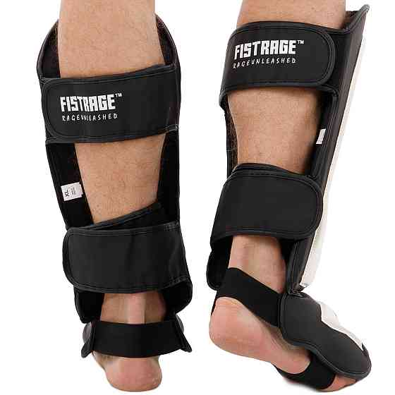 Защита голени и стопы для единоборств FISTRAGE VL-4161 размер S-XL цвета в ассорт. Защита для боевых искусств Киев