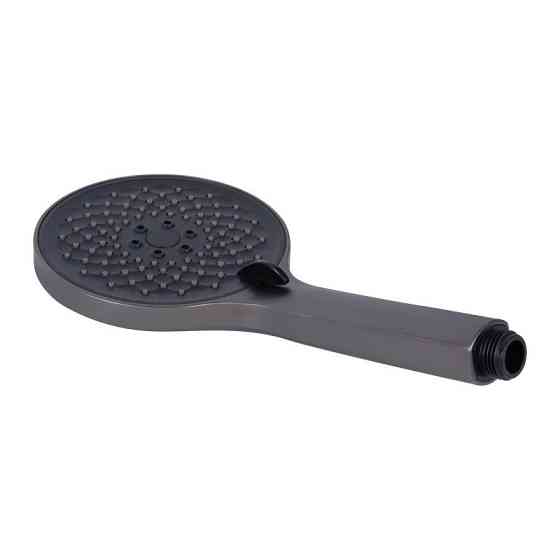 Змішувач для ванни з душовим гарнітуром Qtap Vlasta New QTVLA259GMB45643 Gunmetal Black PVD Харків