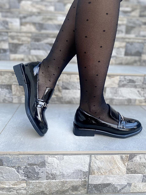 GINA ORIGINAL Туфлі жіночі GINA ORIGINAL 6884 чорні (весна-осінь, шкіра лакована) (4300) 36-40 Коломия - фото 7