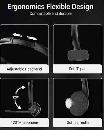 Легкие проводные наушники-гарнитура с микрофоном NUBWO HW02 Харьков