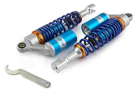 Амортизаторы (пара) универсальные 340mm, газомасляные (синие) Мукачево