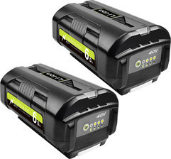 Маршрутизатор  akumulator litowo-jonowy 40V, pojemność 6000mAh, wskaźnik naładowania LED, 2PACK 60Ah Київ - фото 1