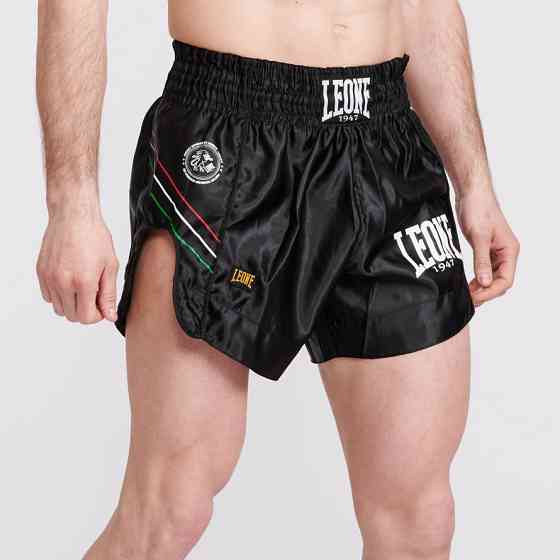 Шорти для тайського боксу Leone Flag Black L Кам'янське