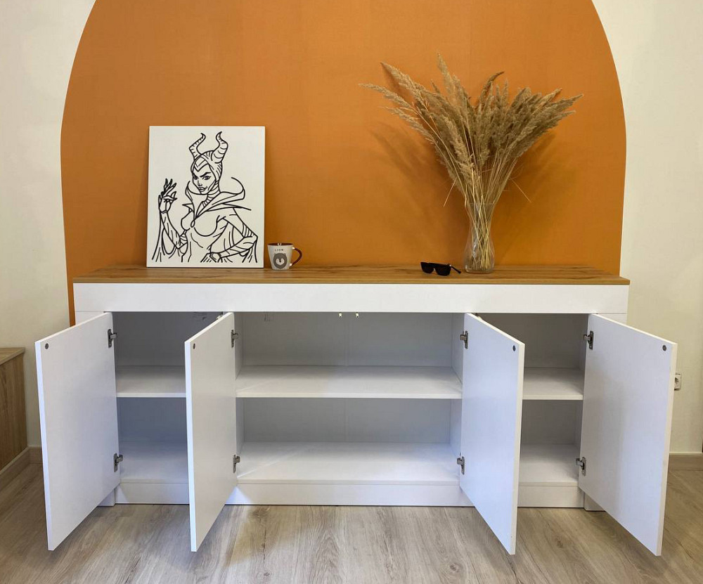 Великий комод LION Ларрі-1 Нiмфея альба/Дуб Аппалачи (LION-041009) Львів - фото 8