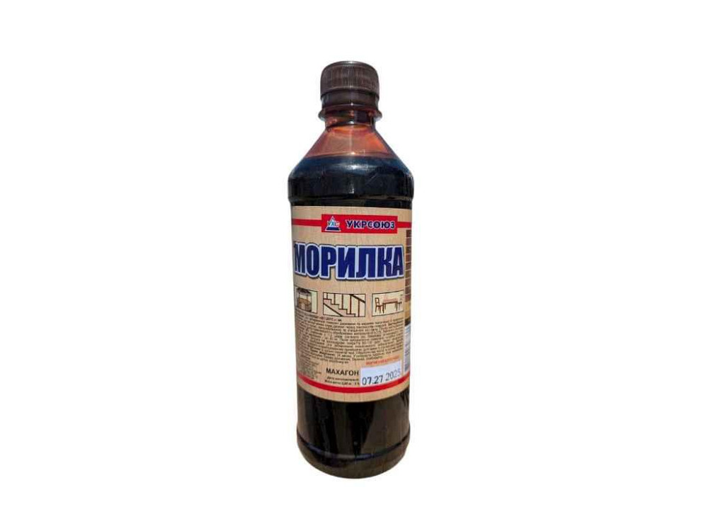 Морилка 0,5 л 0,45 кг Махагон ТМ УКРСОЮЗ Київ - фото 1