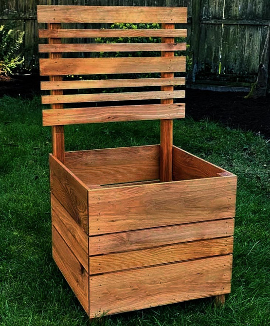 Кашпо со шпалерой 