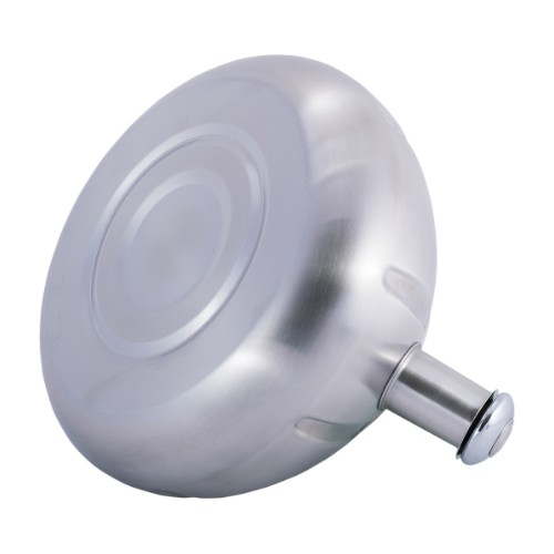 Чайник 3л із нержавіючої сталі зі свистком і скляною кришкою (ручки: зелена, синя, дерево) KAMILLE 0 Житомир - фото 12