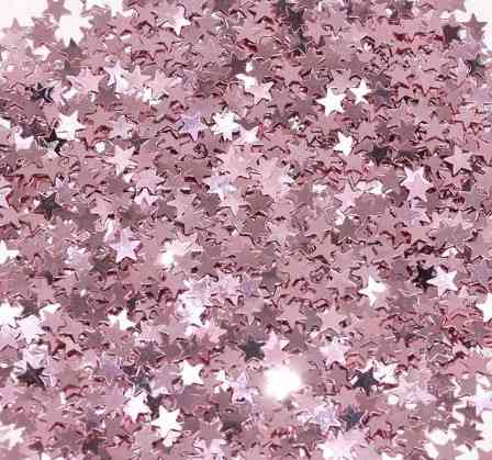 Конфетті із фольги Зірочки 10 г 1 см рожеве золото Київ