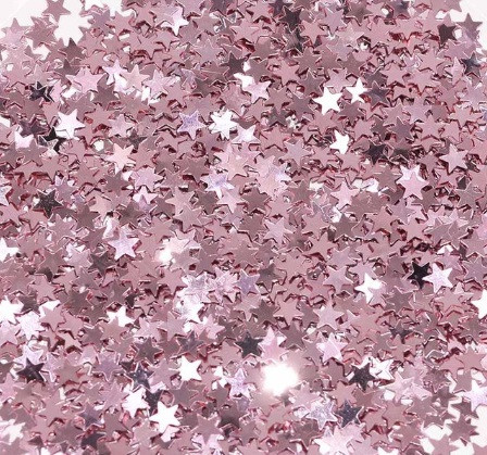 Конфетті із фольги Зірочки 10 г 1 см рожеве золото Київ - фото 2