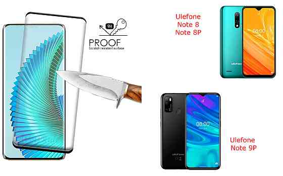 Захисне скло HyperGlass Pro для Ulefone Note 8, Note 8P, Note 9P – максимальна чутливість та захист Київ