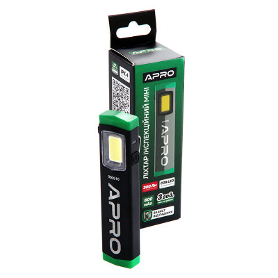 Фонарь APRO Міні 300 Лм (Li-ion 600 мАг) (900516) Винница - изображение 5