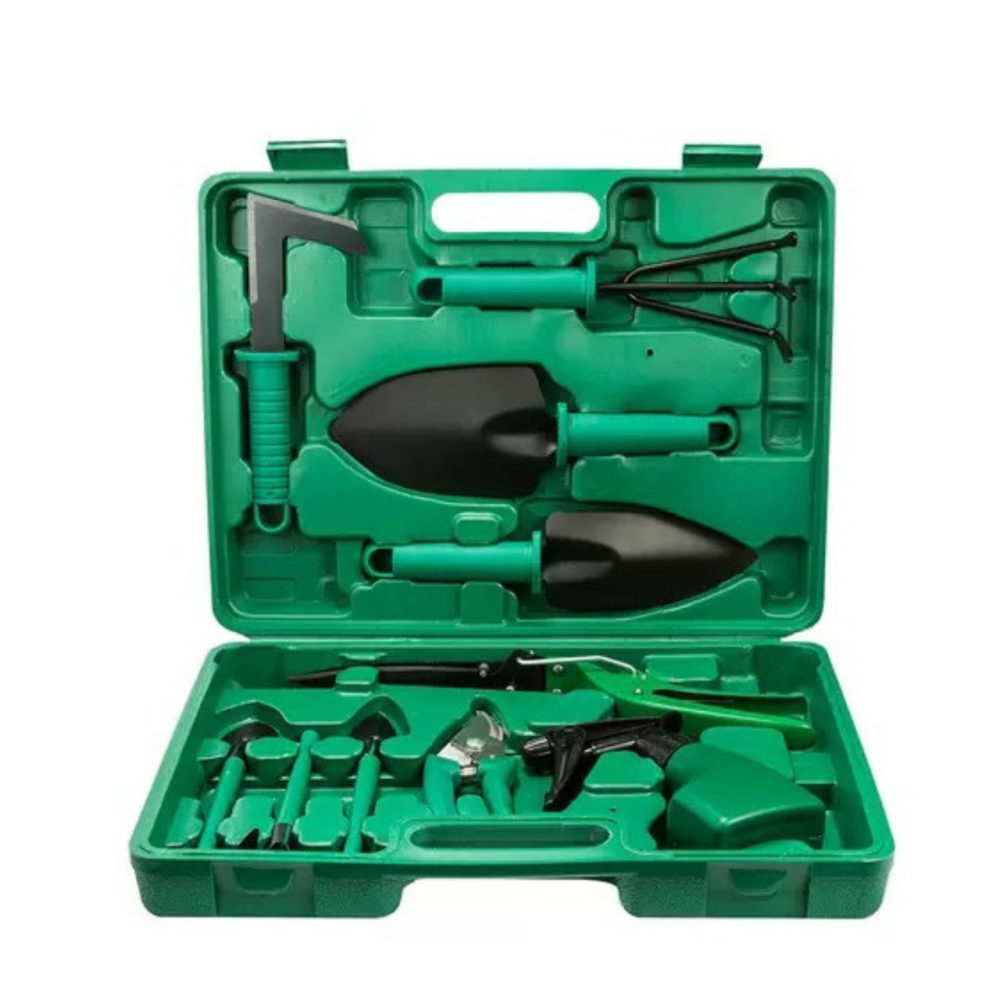 Набор инструментов 10в1 для сада и огорода кейс комплект ручных инструментов садовый набор инструментов портативный Каменец-Подольский - изображение 3