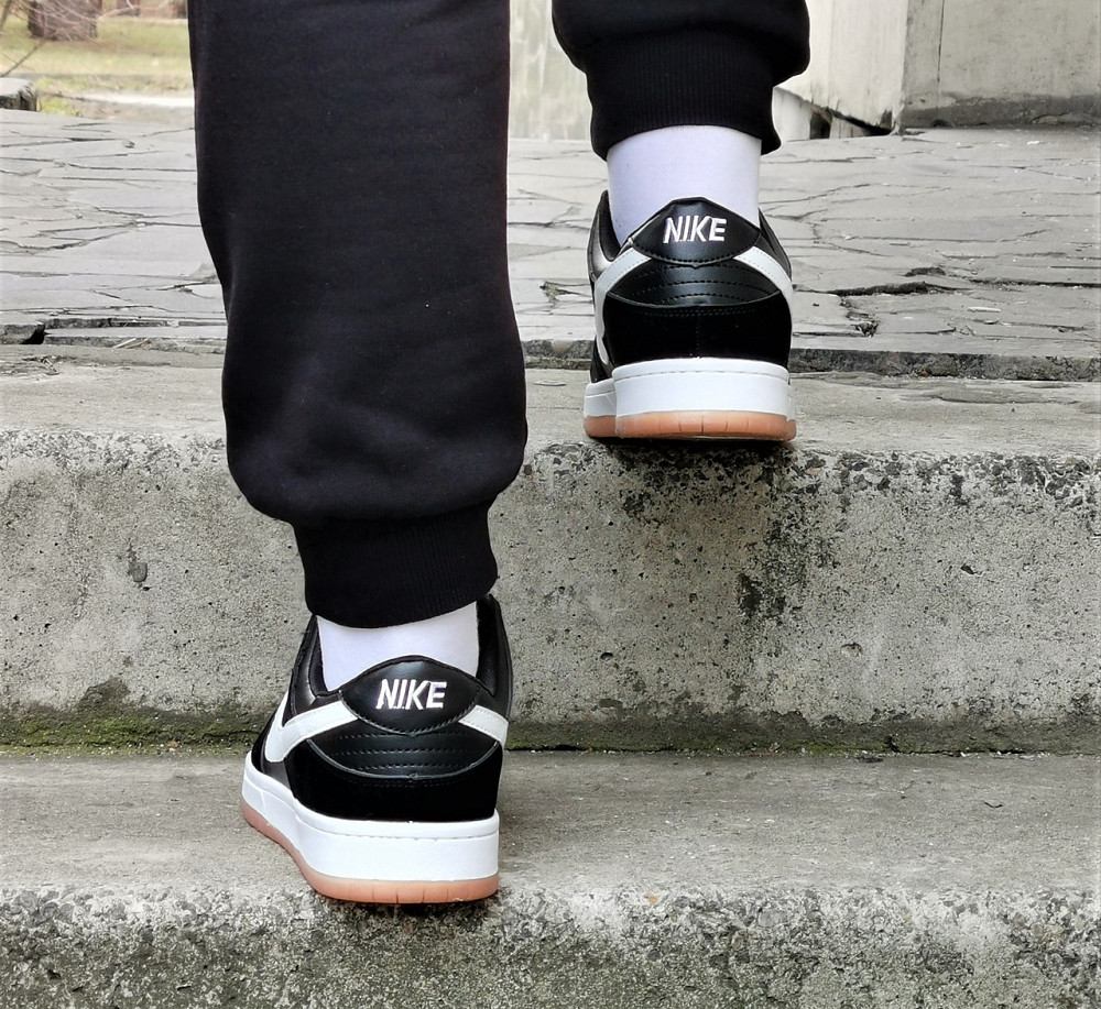 Кроссовки Nike Force Черные Мужские Форсы Кожаные Найк (размеры: 41) Днепр - изображение 9