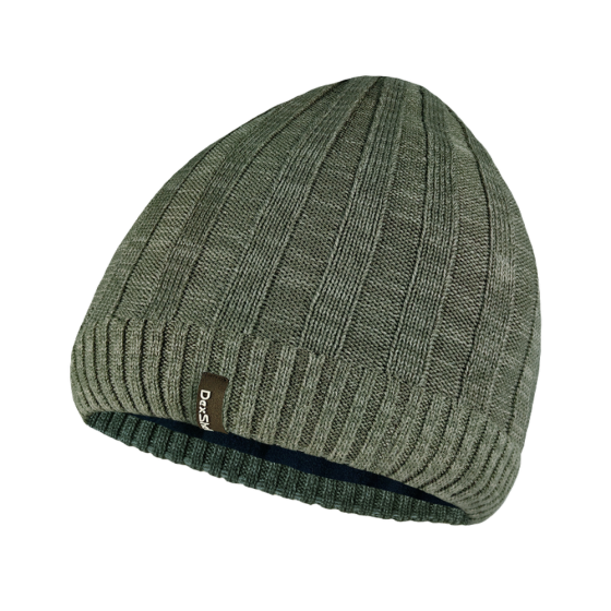 Водонепроникна шапка Dexshell Heathered Rib Knit Beanie, onesize (56-58 см), хакі Київ