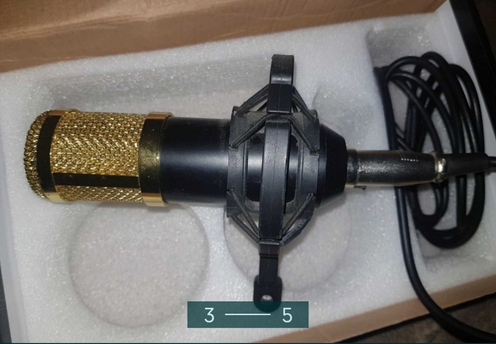Микрофон студийный конденсаторный, Для стримов,записи треков! Киев - изображение 3