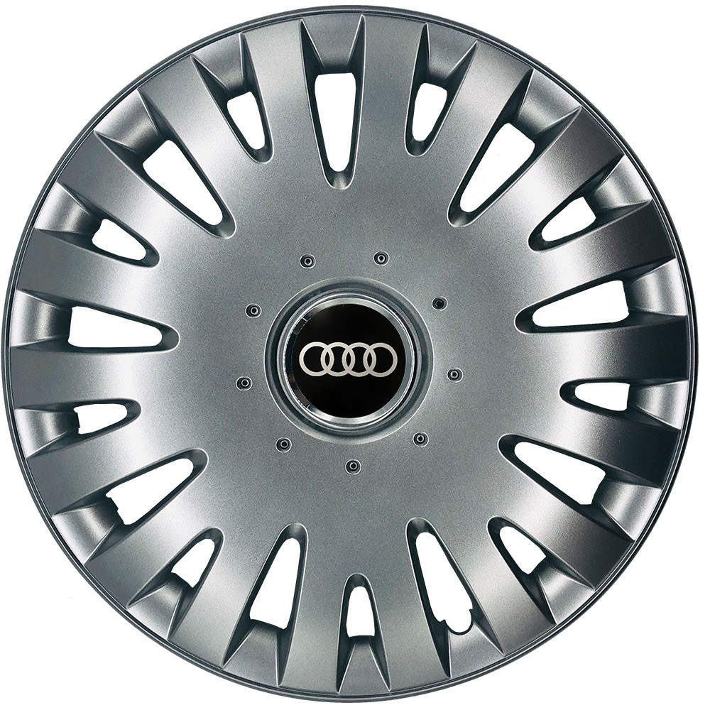 Автомобильные модельные колпаки R16 Audi 403 4шт, SJS, серебряные Киев - изображение 1
