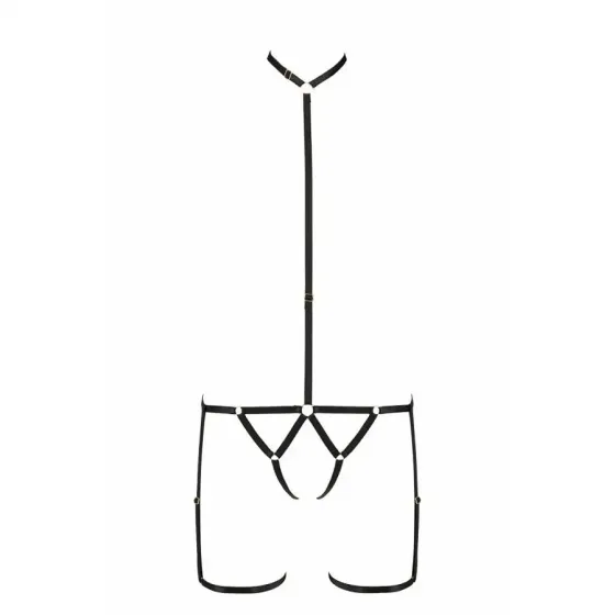 Портупея-стрепи на все тіло Passion Exclusive BRENDA S/M, black Львов