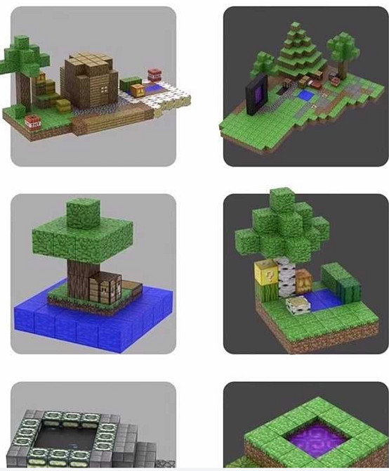 Магнітний конструктор майнкрафт / конструктор minecraft. Киев - изображение 2