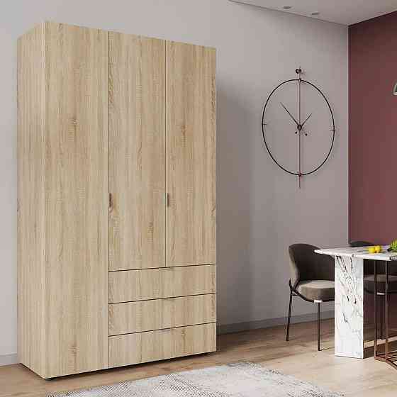 Шафа розпашна для одягу Doros Гелар 116,2х49,5х203,4 см Дуб сонома (DRS-011101) Львів