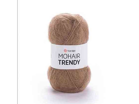 Пряжа Mohair Trendy бежевий 50% мохер 50% акрил 220м 100г 5шт/уп 116 ТМ YarnArt Київ