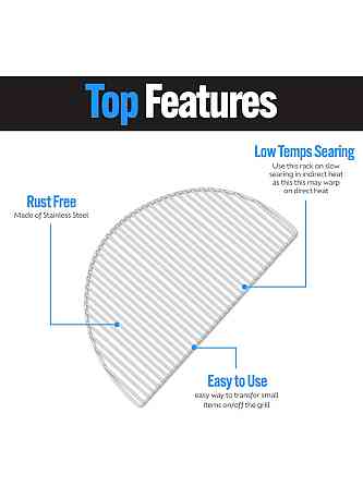 Решітка Slow and Sear Roast 'N Smoke Rack для гриля и піддона Drip 'N Griddle Pan ACC-RRS Код: 013696 Рівне