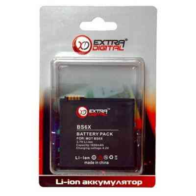 Акумуляторна батарея Extradigital Motorola BS6X (1650 mAh) (DV00DV6134) Вінниця
