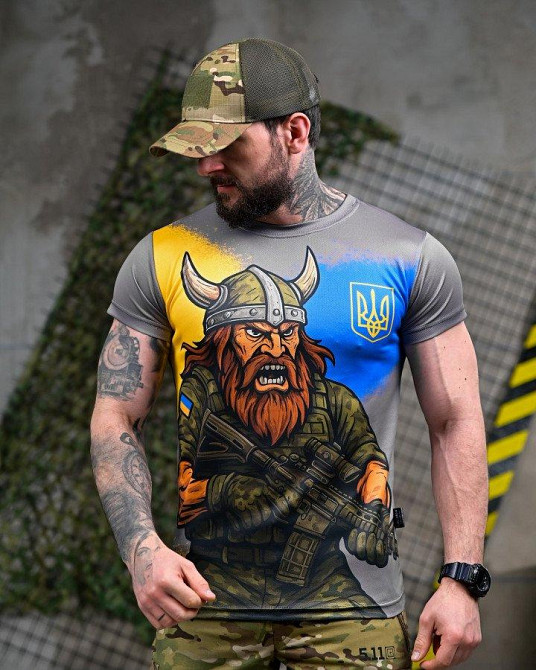 Тактическая потоотводящая футболка oblivion   викинг ПП7495 Одесса - изображение 1