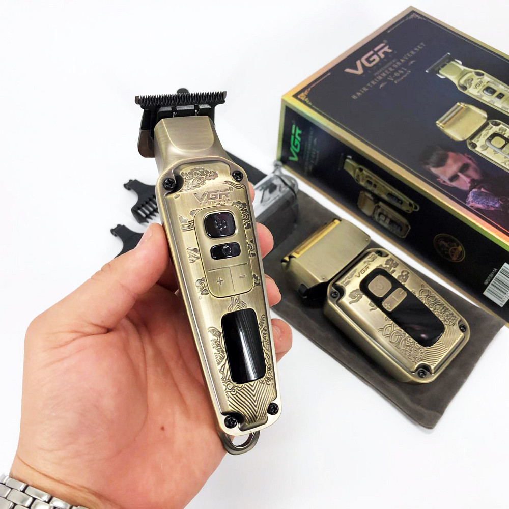Акумуляторна універсальна машинка для стрижки VGR, Набір машинок для стрижки Машинка підстригання KR-32 Львів - фото 18