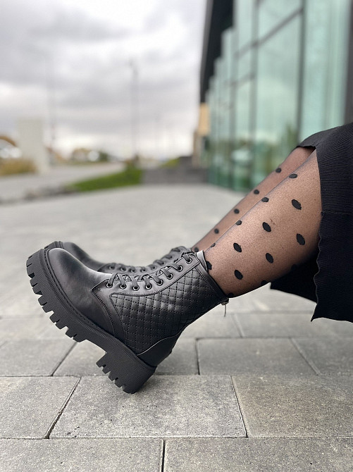 Без бренда Черевики жіночі ARLEN БК-Дайвинг/1 чорні (зима, шкіра натуральна) (4842) 36-39 36 Коломия - фото 9