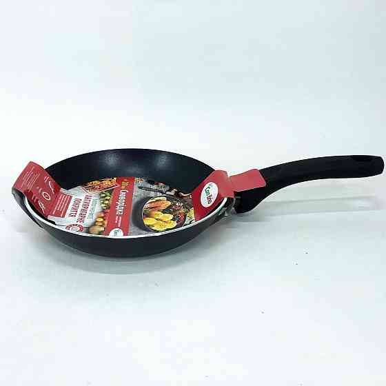 Глибока сковорода для індукційної плити Con, Лита сковорода з антипригарним покриттям QE-84 Івано-Франківськ