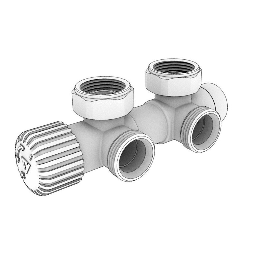 Комплект термостатический Vario Term TWINS 50 мм, угловой, правый, черный структурный, TSGS0214CFK/P Киев - изображение 4