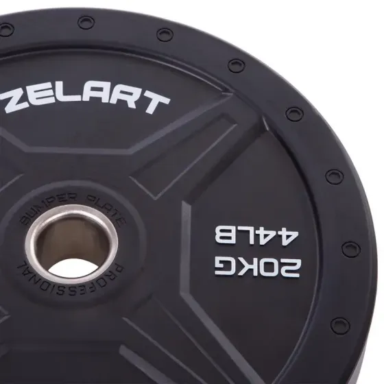 Диск бамперний для кросфіта 20 кг Zelart TA-2258-20 Київ
