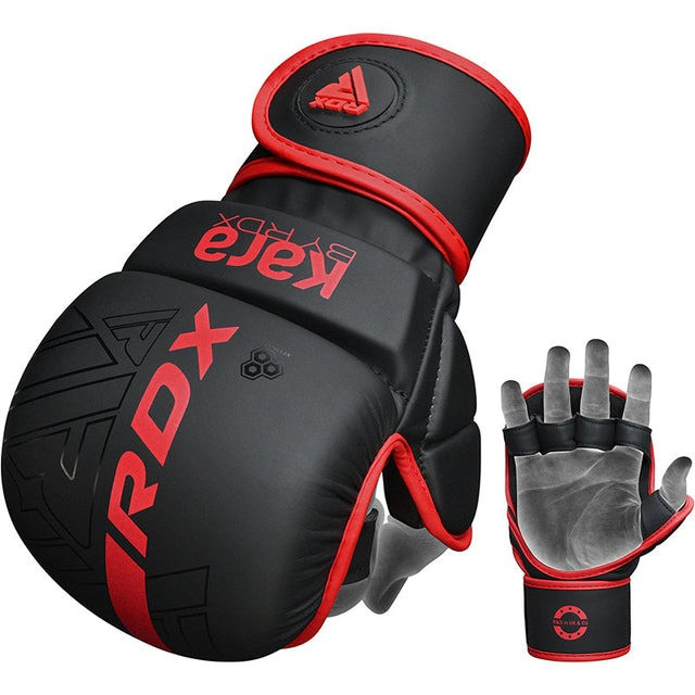 Рукавиці для ММА (Греплінгові рукавички) RDX F6 KARA Matte Red Plus Кам'янське - фото 5