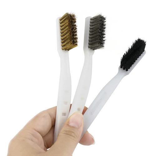 Набор проволочных щеток по металлу 3 шт., сталь, латунь, нейлон, 175 мм Киев - изображение 1