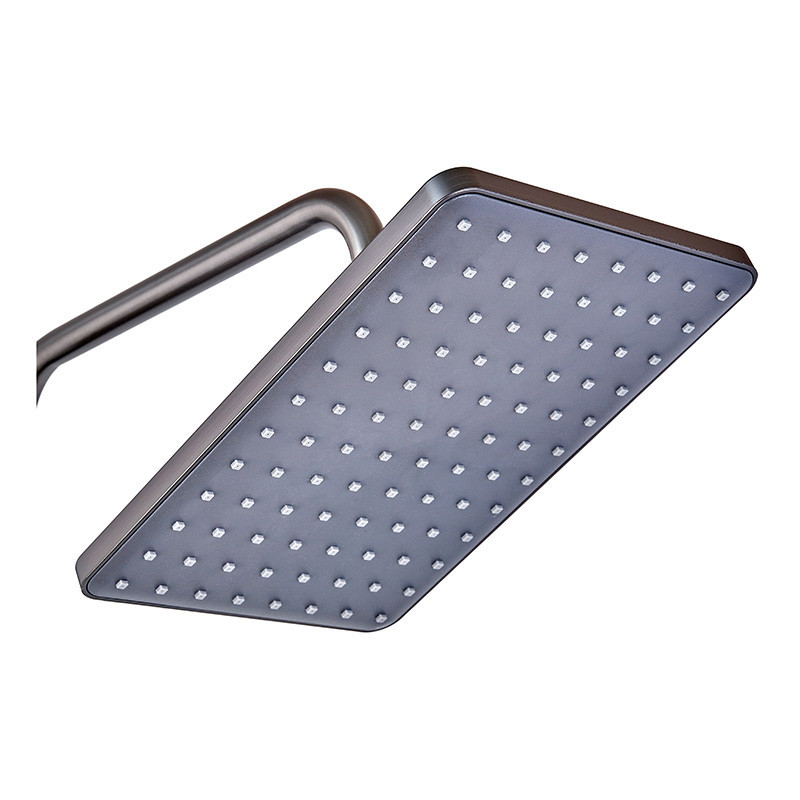 Душевая колонна со смесителем Haiba Kubus 009-J Graphite (HB4005) Киев - изображение 2