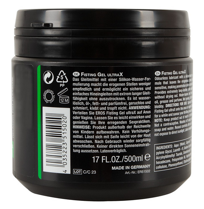 Гель для фистинга - EROS Fisting Gel UltraX, 500 мл Sex Aura Киев - изображение 4