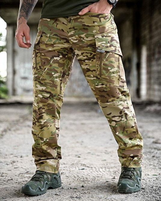Стрейчеві тактичні штани OBLIVION мультикам ДЛ7212 Одеса - фото 1