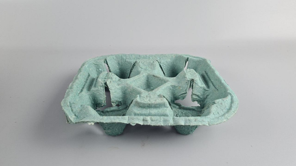 Бумажный холдер для 4-х (четырех )  стаканов зеленый (держатель) (100 шт) Харьков - изображение 3