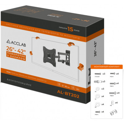 Кронштейн ACCLAB AL-BT202 (1283126485756) Винница - изображение 7