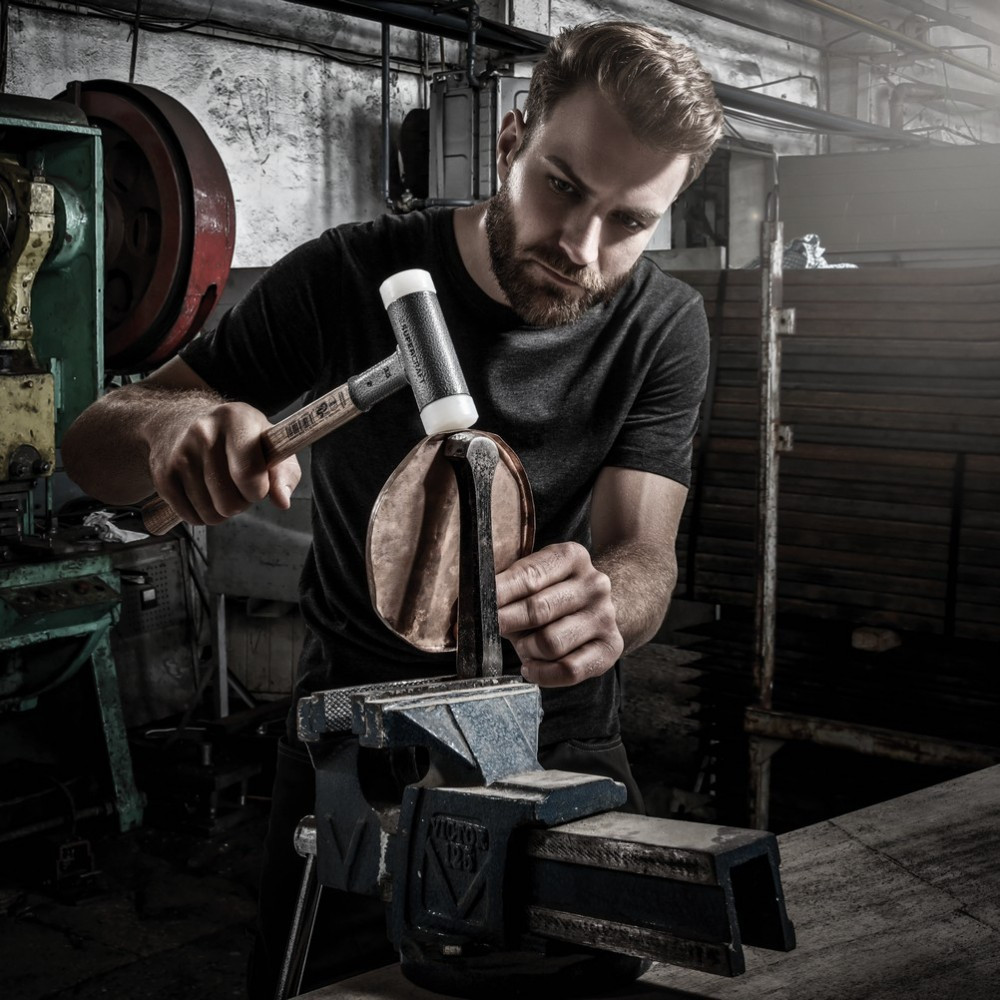 Молоток безынерционный HALDER Supercraft 3366 с деревянной ручкой, Ø=50 мм, m=990 г, І=365 мм Одесса - изображение 6