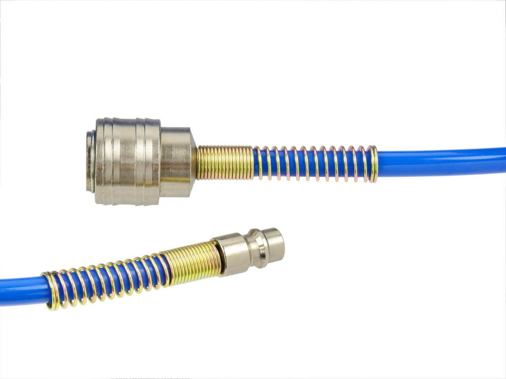 Пневматичний шланг компресора "GeKo" 10bar спіральний PU поліуретановий 15м 5/8мм Київ - фото 2